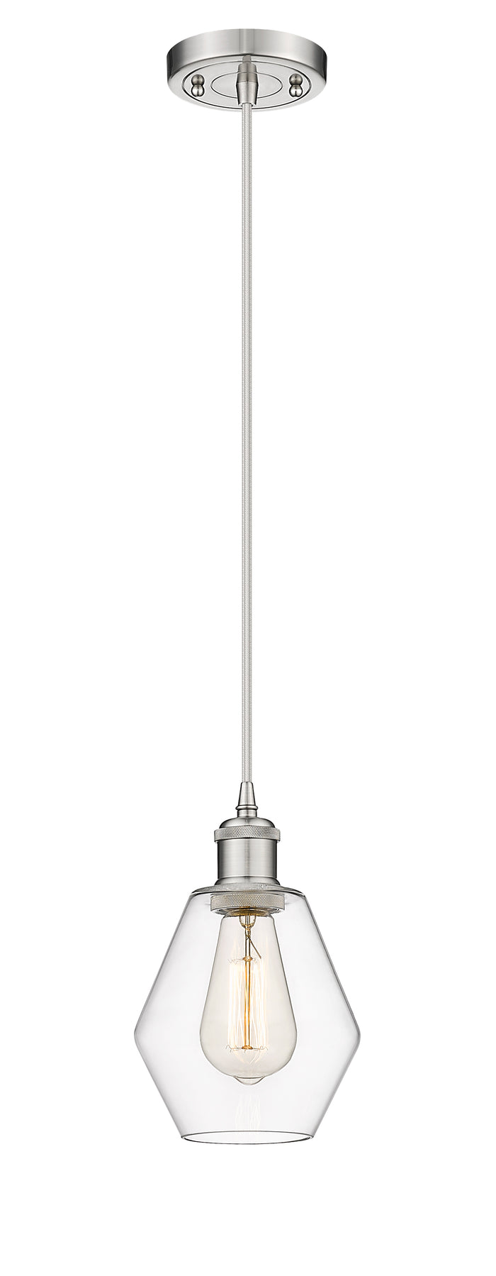 Brushed Satin Nickel / Clear