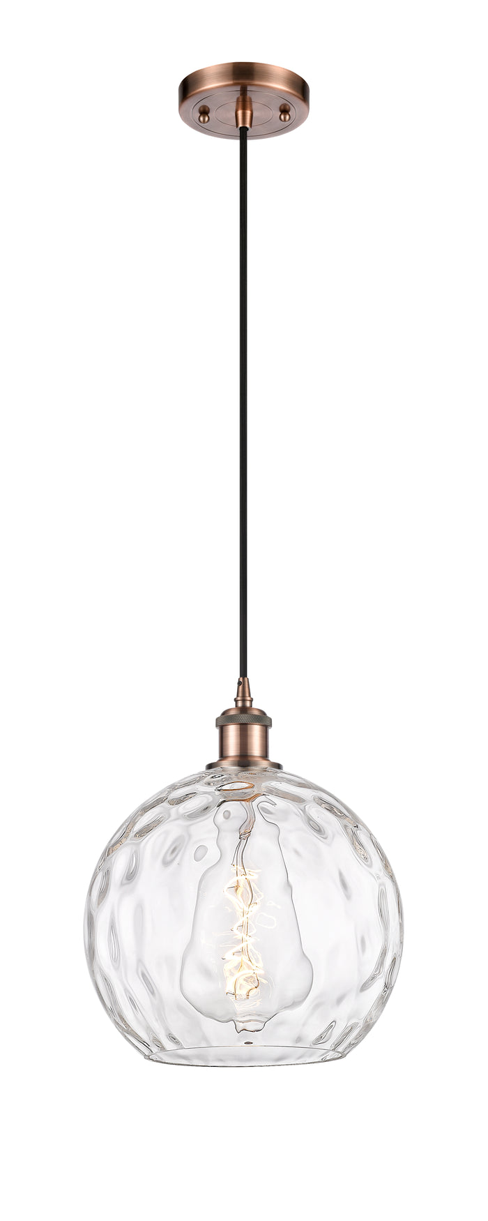 Ballston Mini Pendant Antique Brass Finish