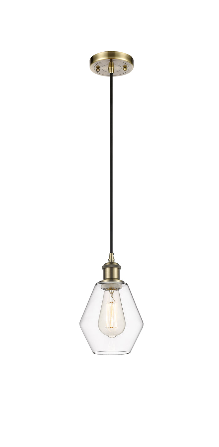 Ballston Mini Pendant Antique Brass Finish
