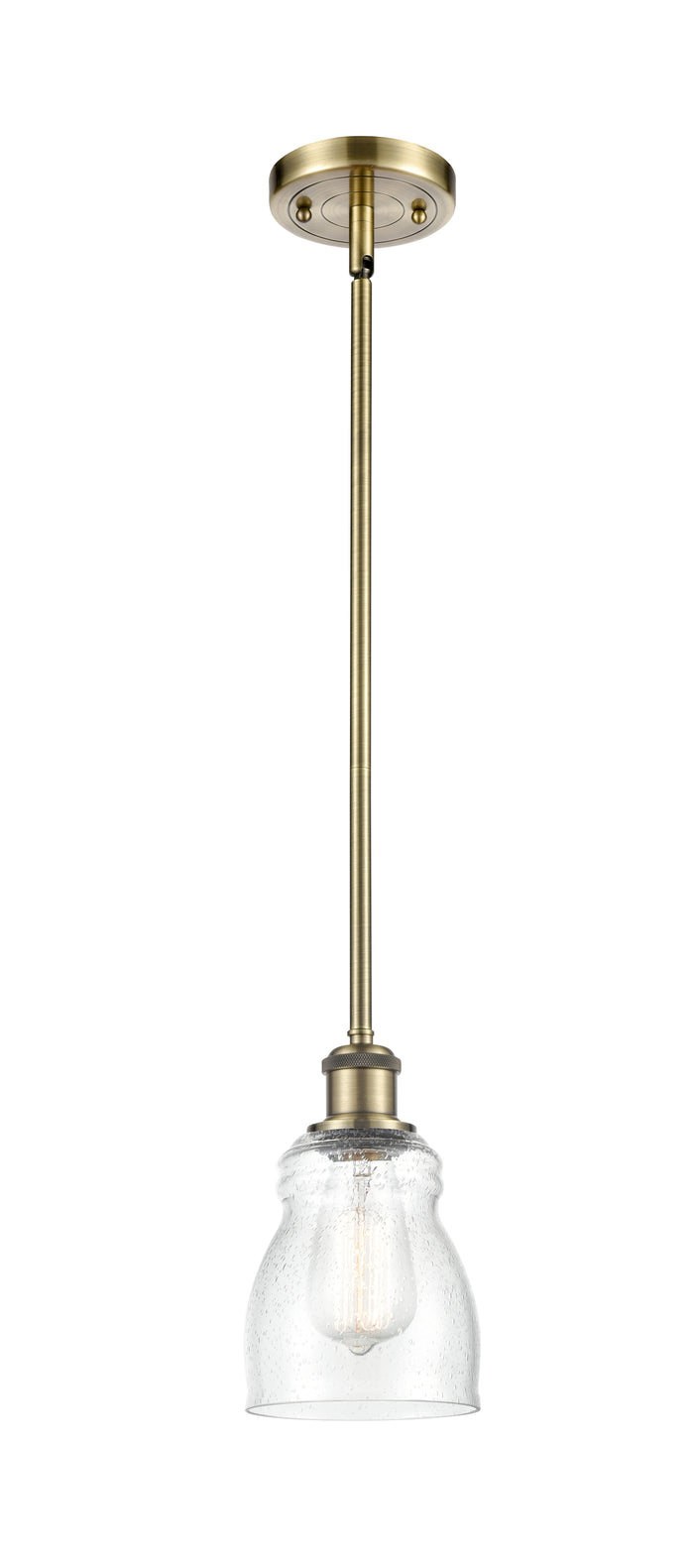 Ballston Mini Pendant Antique Brass Finish