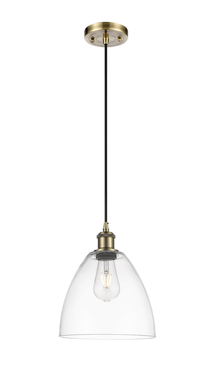 Ballston Mini Pendant Antique Brass Finish