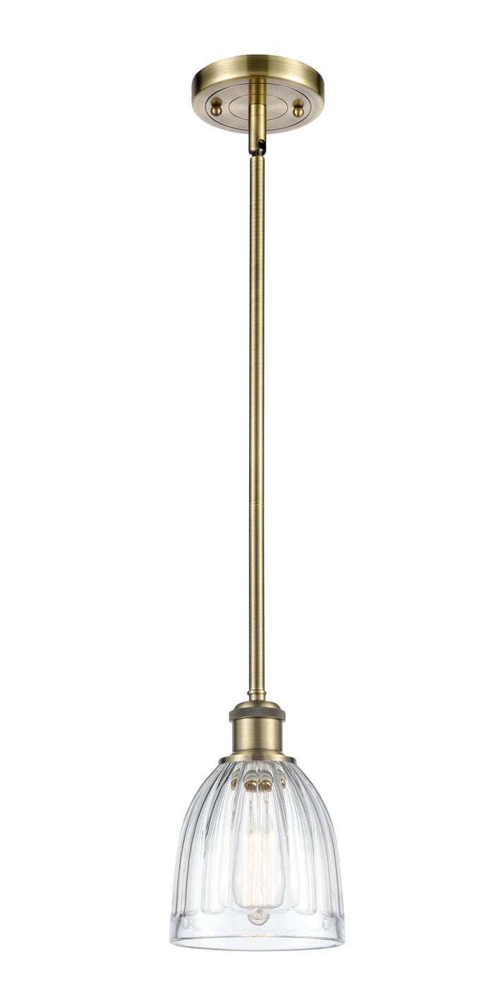 Ballston Mini Pendant Antique Brass Finish
