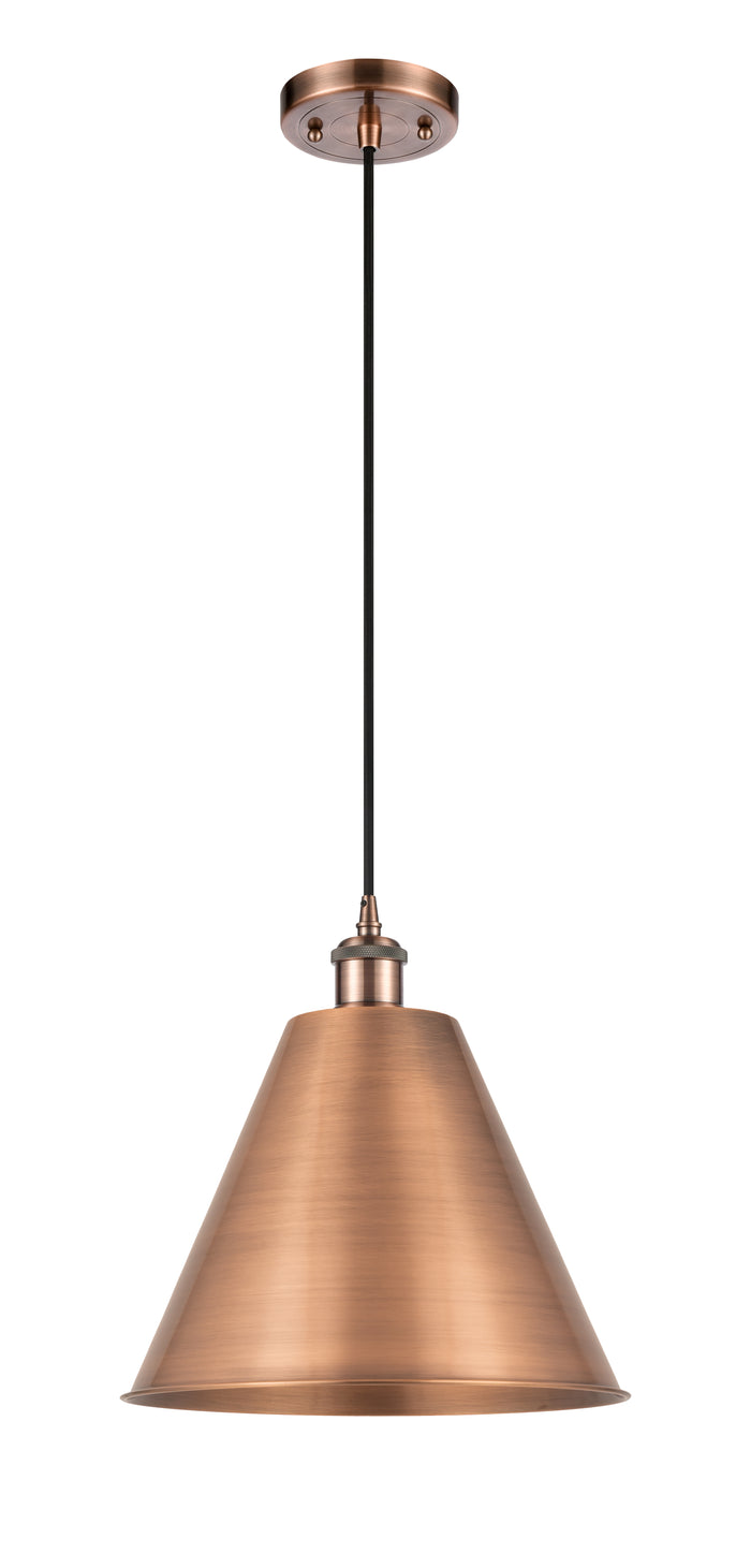 Ballston Mini Pendant Antique Brass Finish