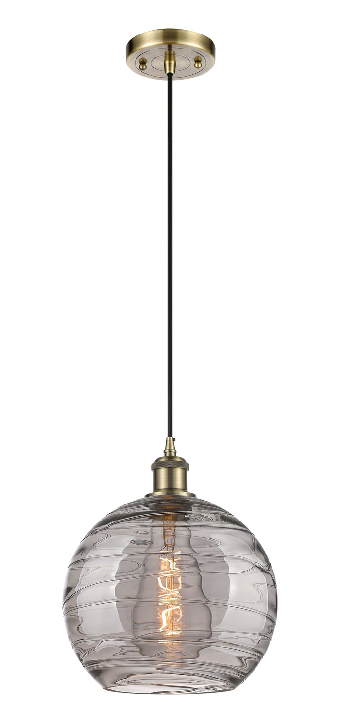Ballston Mini Pendant Antique Brass Finish