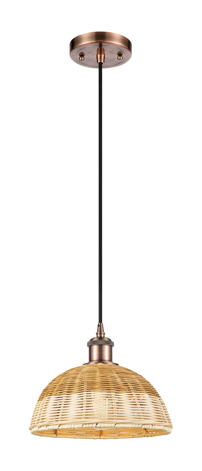 Ballston Mini Pendant Antique Brass Finish
