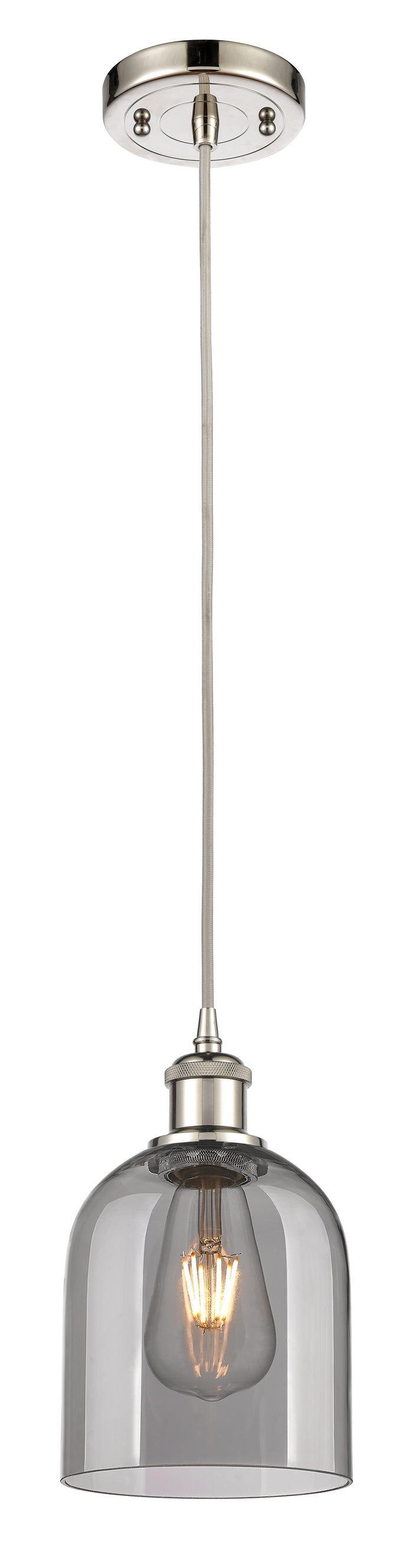 Polished Nickel / Light Smoke