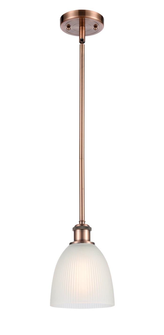 Ballston Mini Pendant Antique Brass Finish