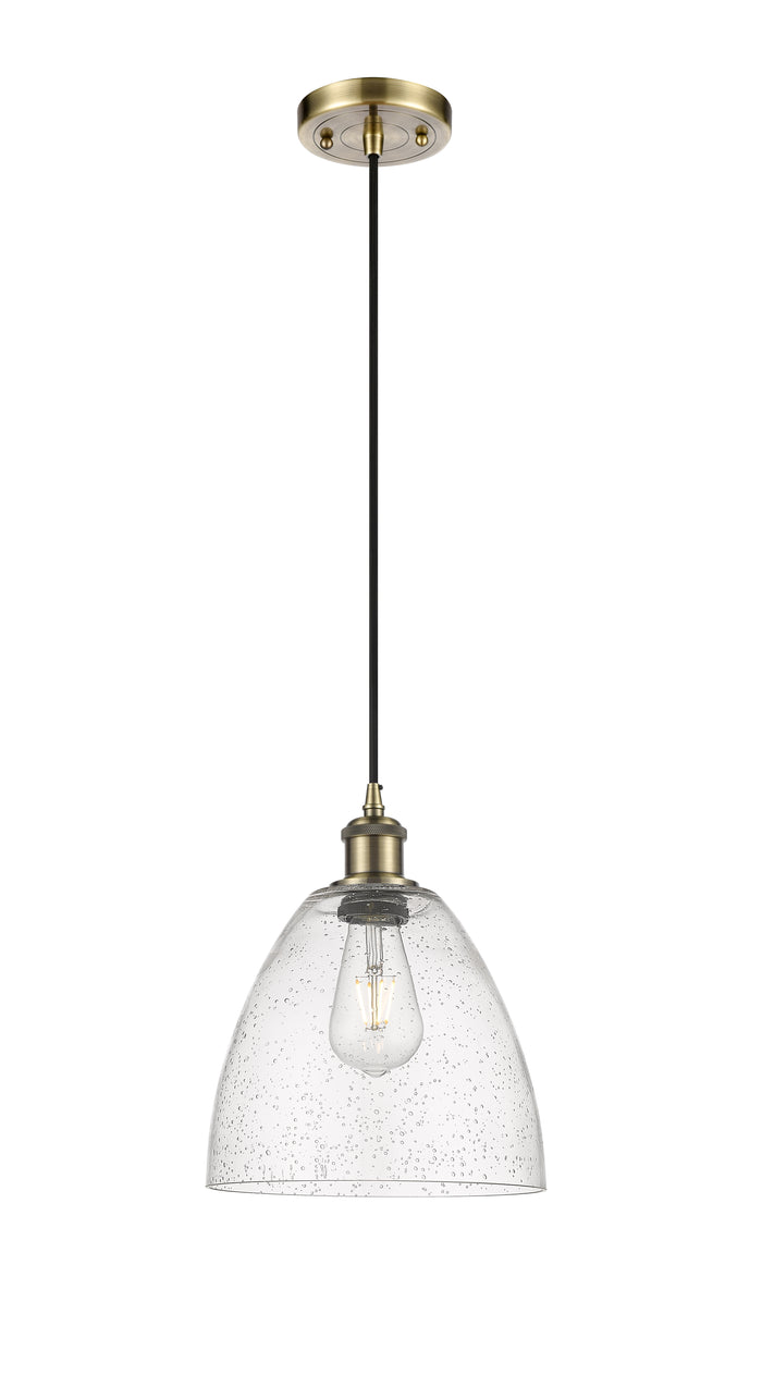 Ballston Mini Pendant Antique Brass Finish