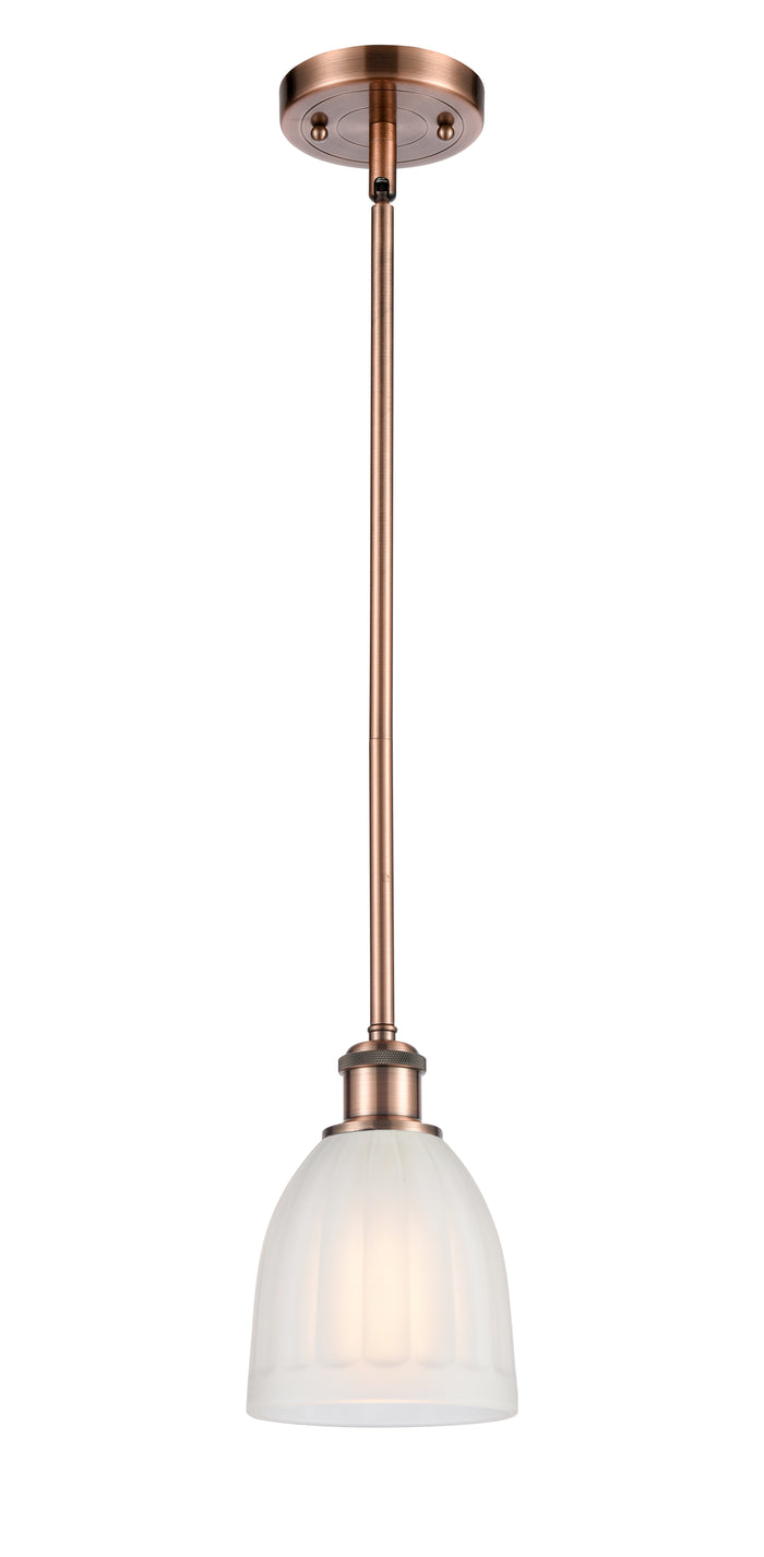 Ballston Mini Pendant Antique Brass Finish