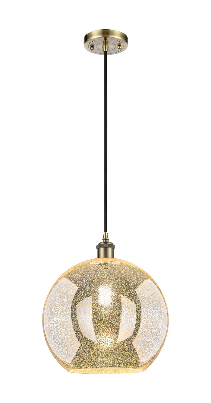 Ballston Mini Pendant Antique Brass Finish