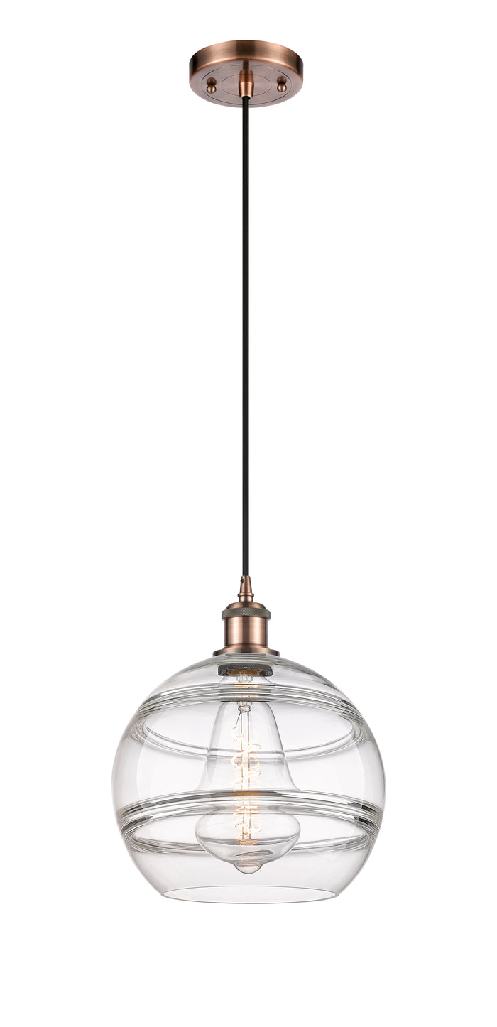 Ballston Mini Pendant Antique Brass Finish