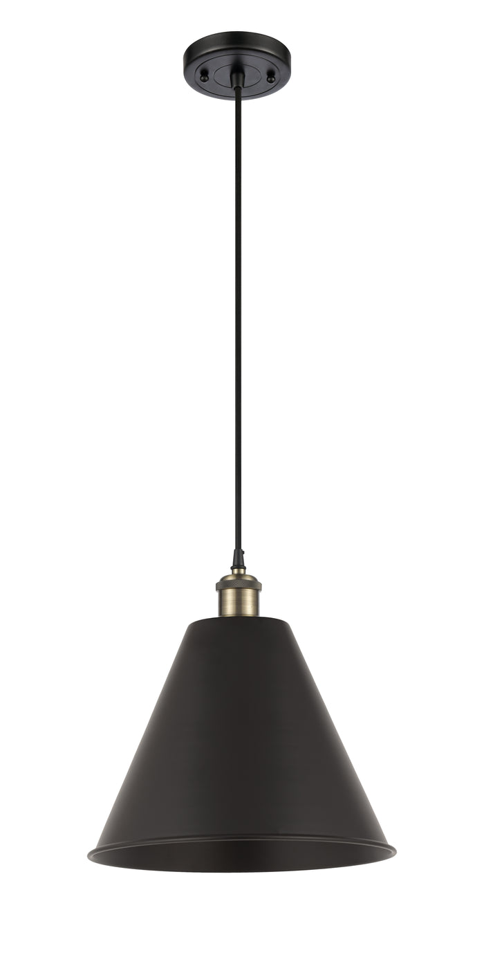 Ballston Mini Pendant Antique Brass Finish