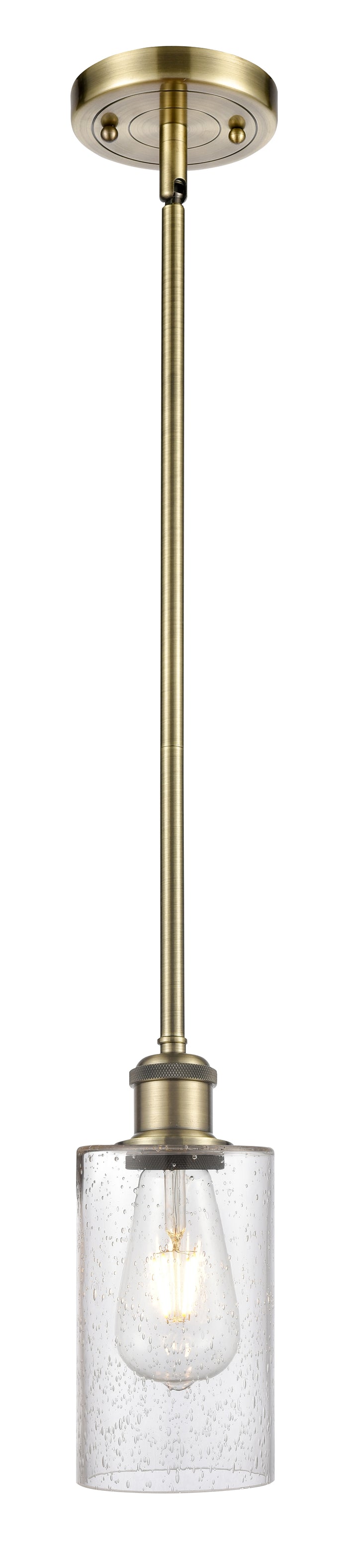 Ballston Mini Pendant Antique Brass Finish