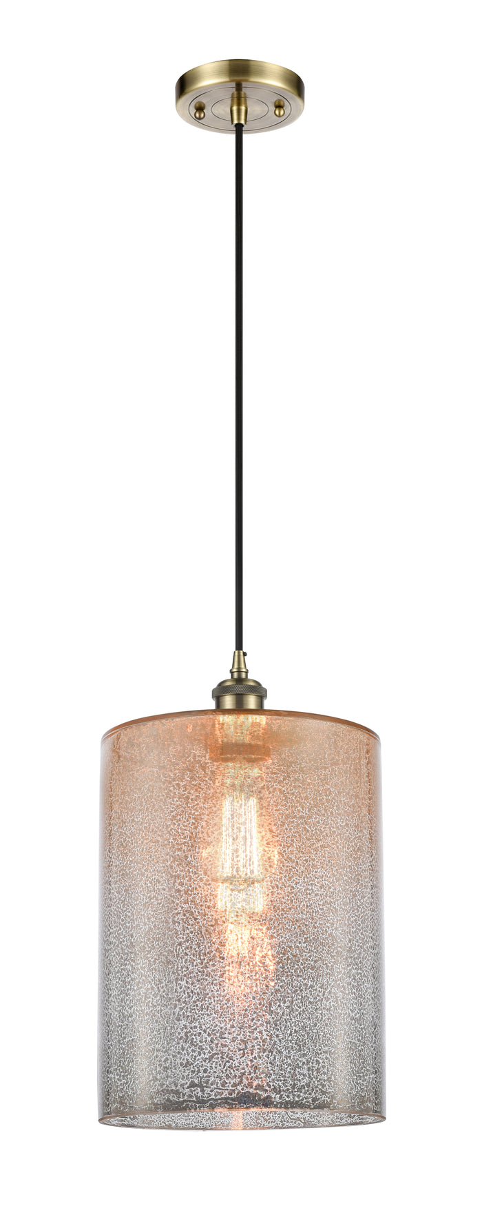 Ballston Mini Pendant Antique Brass Finish
