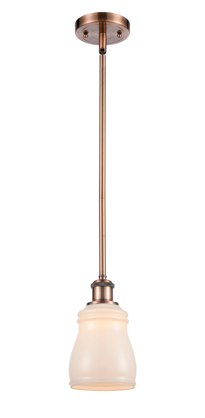 Ballston Mini Pendant Antique Brass Finish