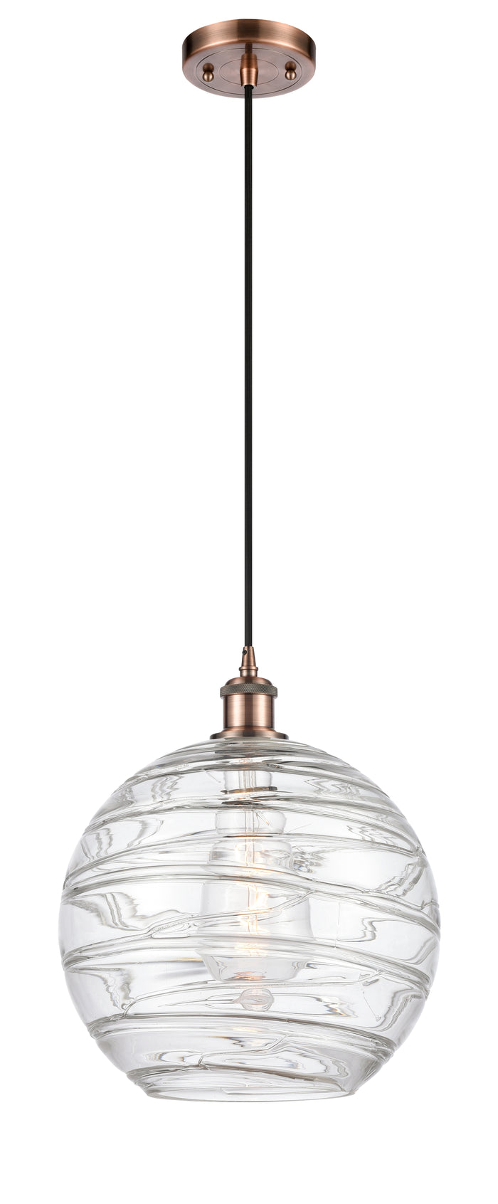 Ballston Mini Pendant Antique Brass Finish