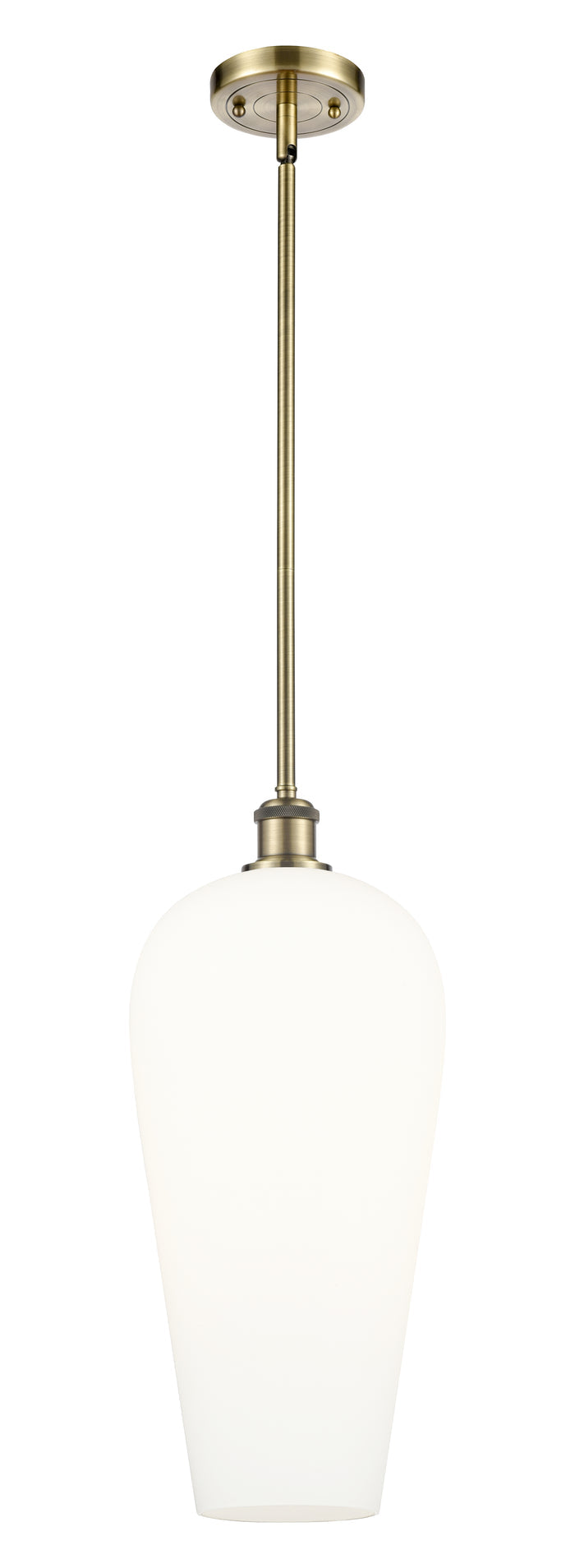 Ballston Mini Pendant Antique Brass Finish