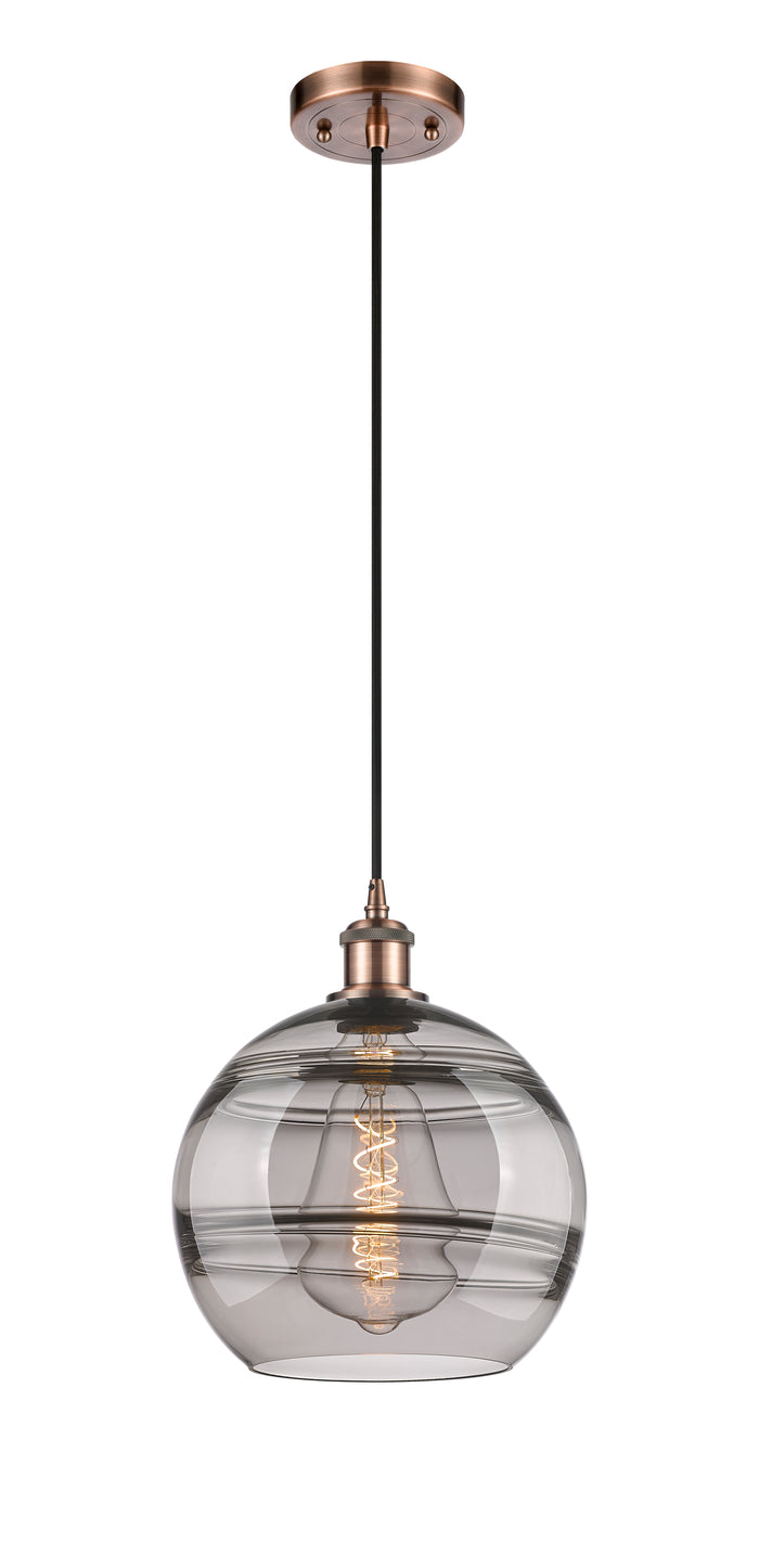Ballston Mini Pendant Antique Brass Finish