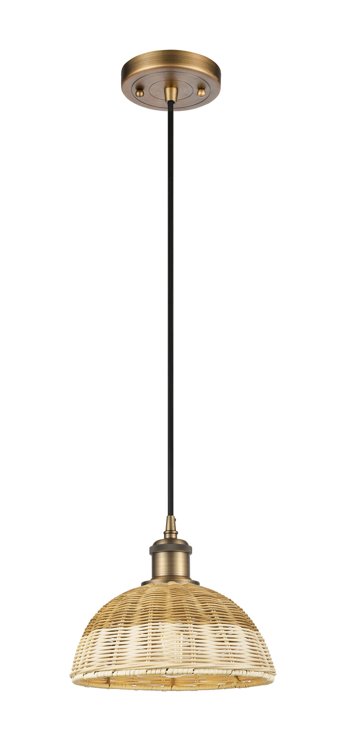Ballston Mini Pendant Antique Brass Finish