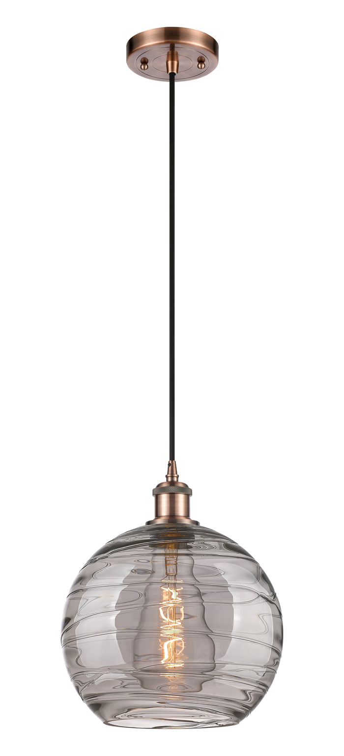 Ballston Mini Pendant Antique Brass Finish