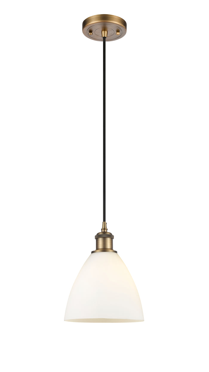 Ballston Mini Pendant Antique Brass Finish