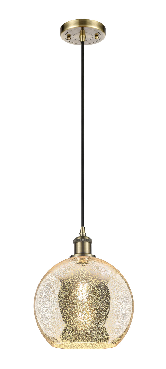Ballston Mini Pendant Antique Brass Finish