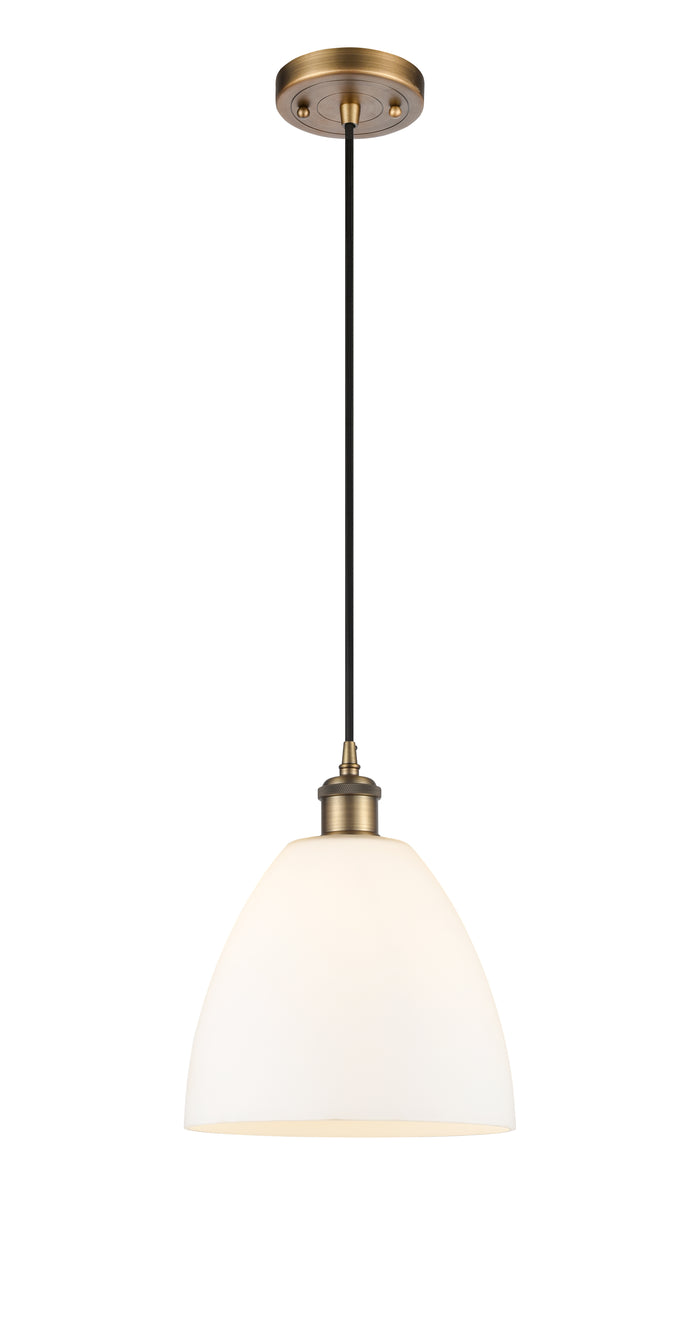 Ballston Mini Pendant Antique Brass Finish