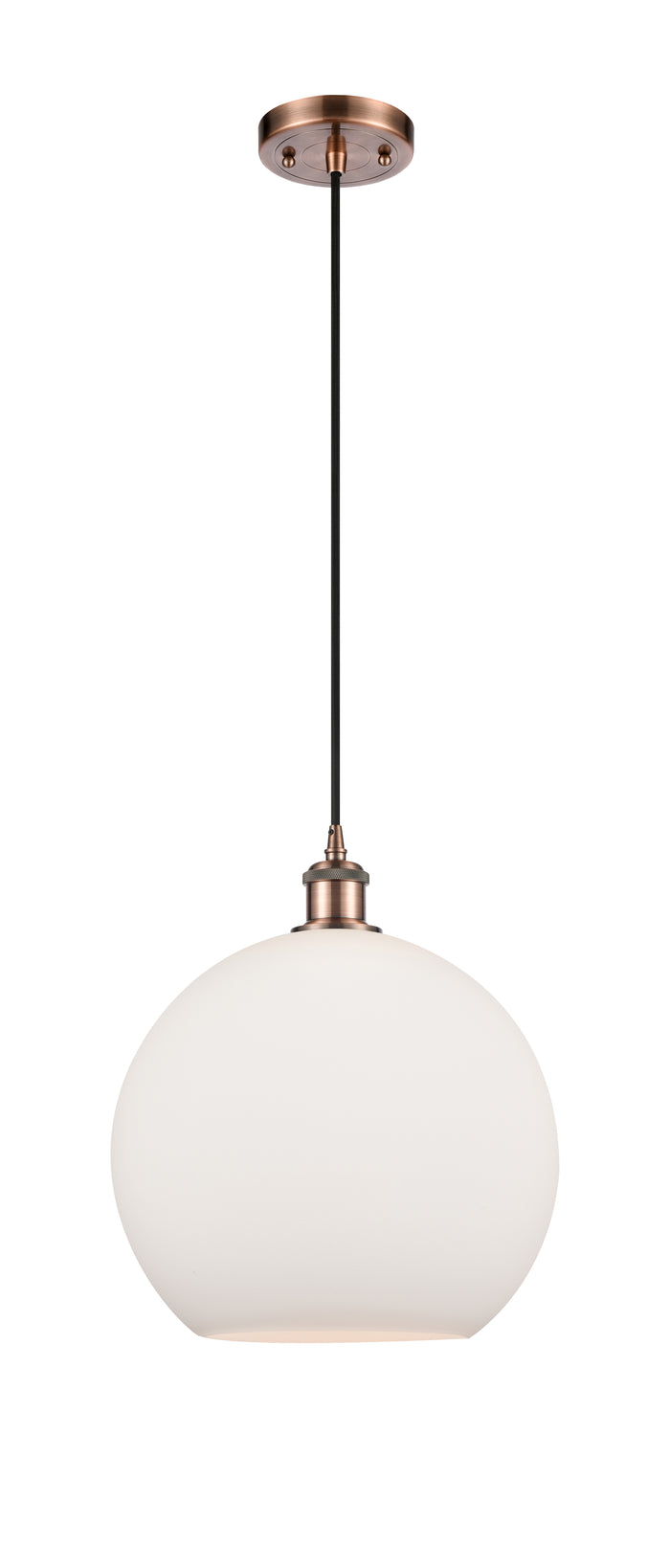 Ballston Mini Pendant Antique Brass Finish