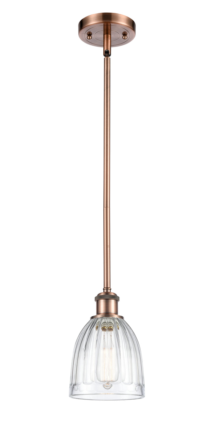 Ballston Mini Pendant Antique Brass Finish
