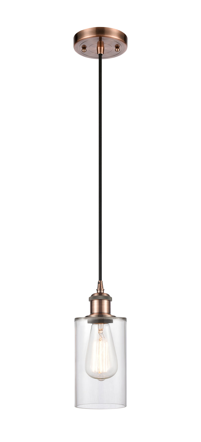 Ballston Mini Pendant Antique Brass Finish