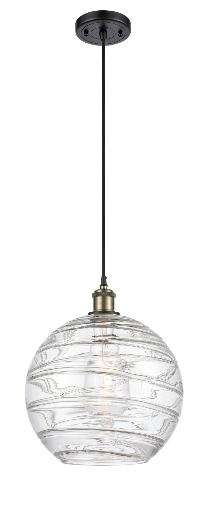 Ballston Mini Pendant Antique Brass Finish