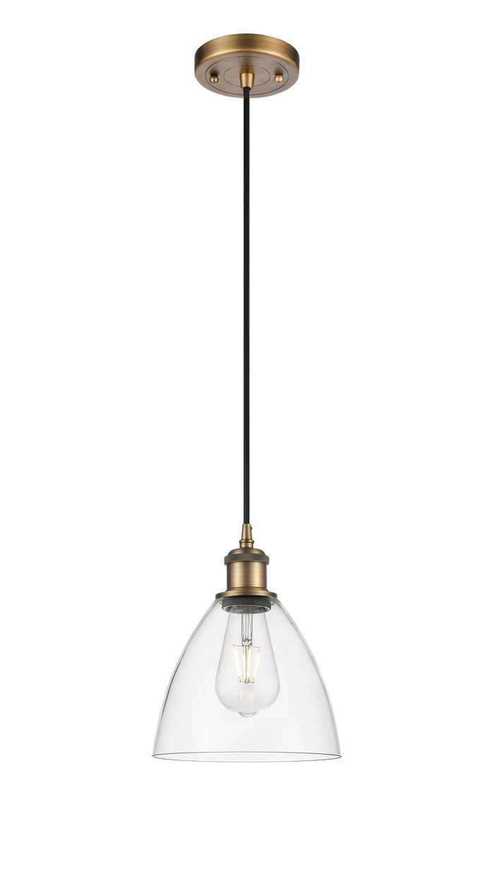 Ballston Mini Pendant Antique Brass Finish