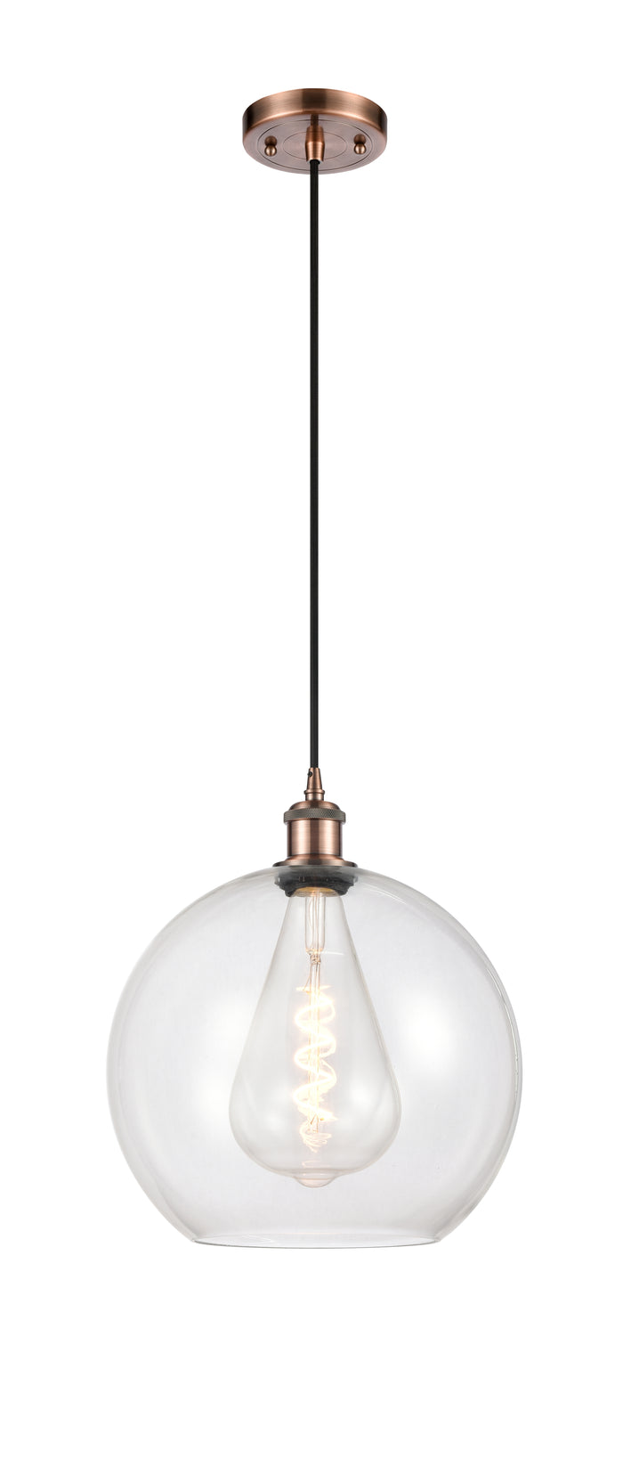 Ballston Mini Pendant Antique Brass Finish