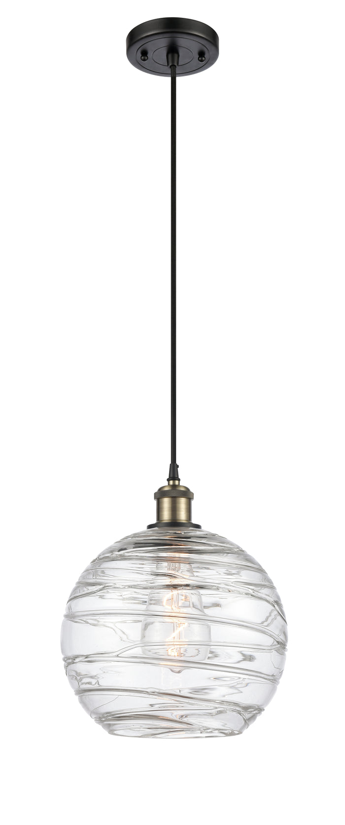 Ballston Mini Pendant Antique Brass Finish