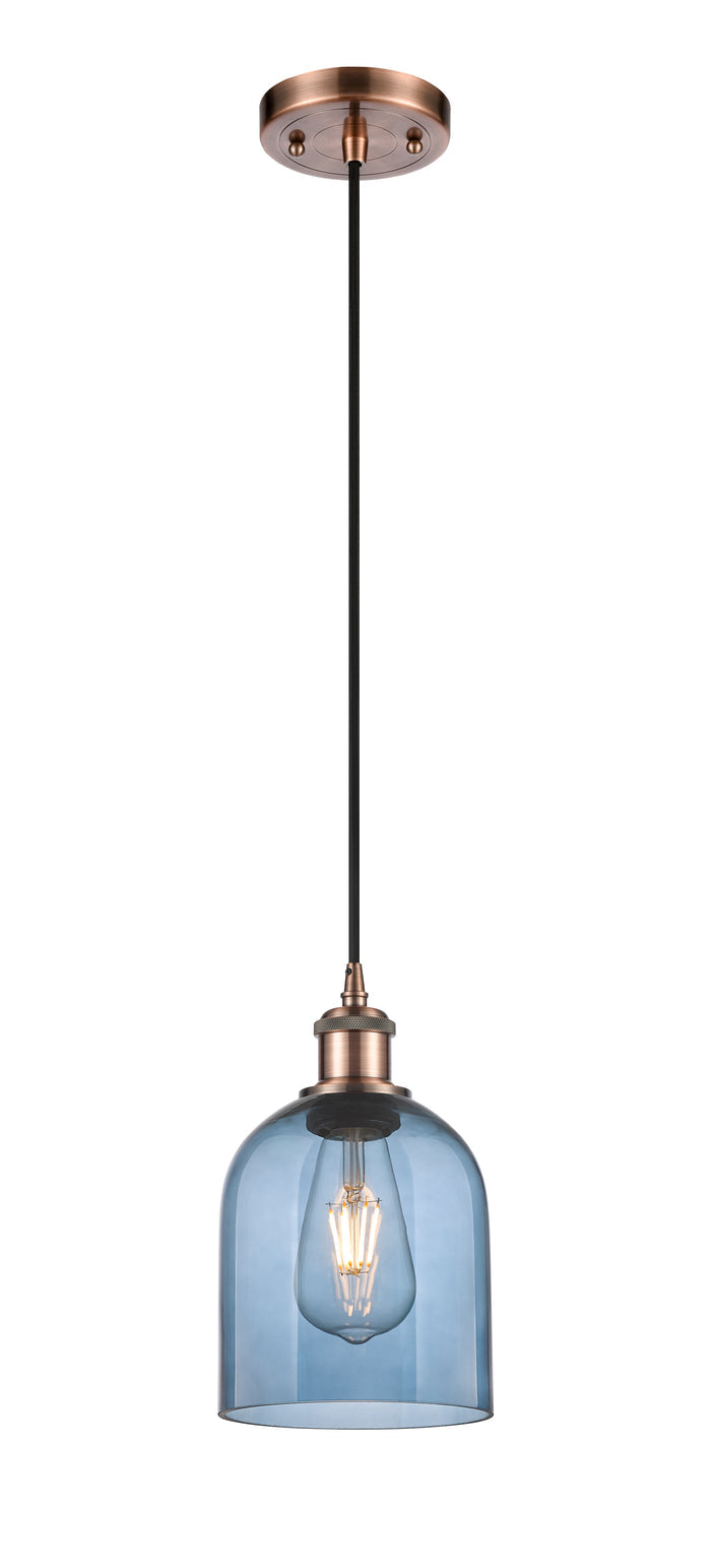 Ballston Mini Pendant Antique Brass Finish