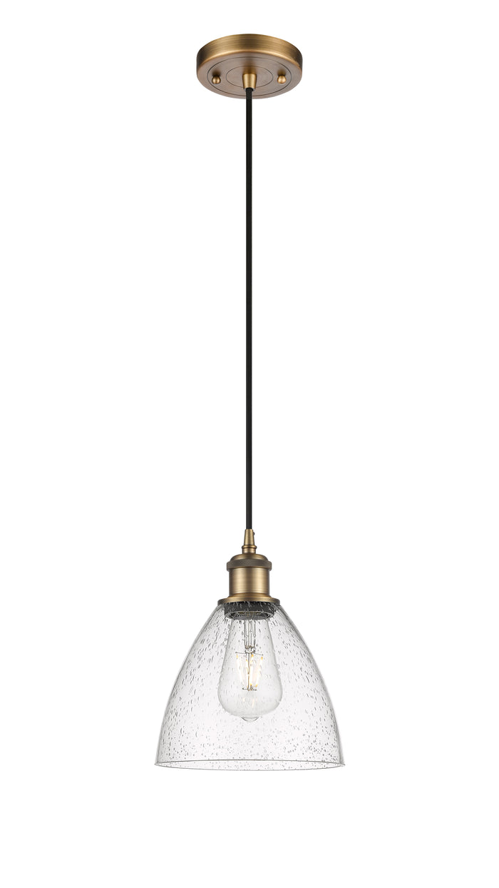 Ballston Mini Pendant Antique Brass Finish