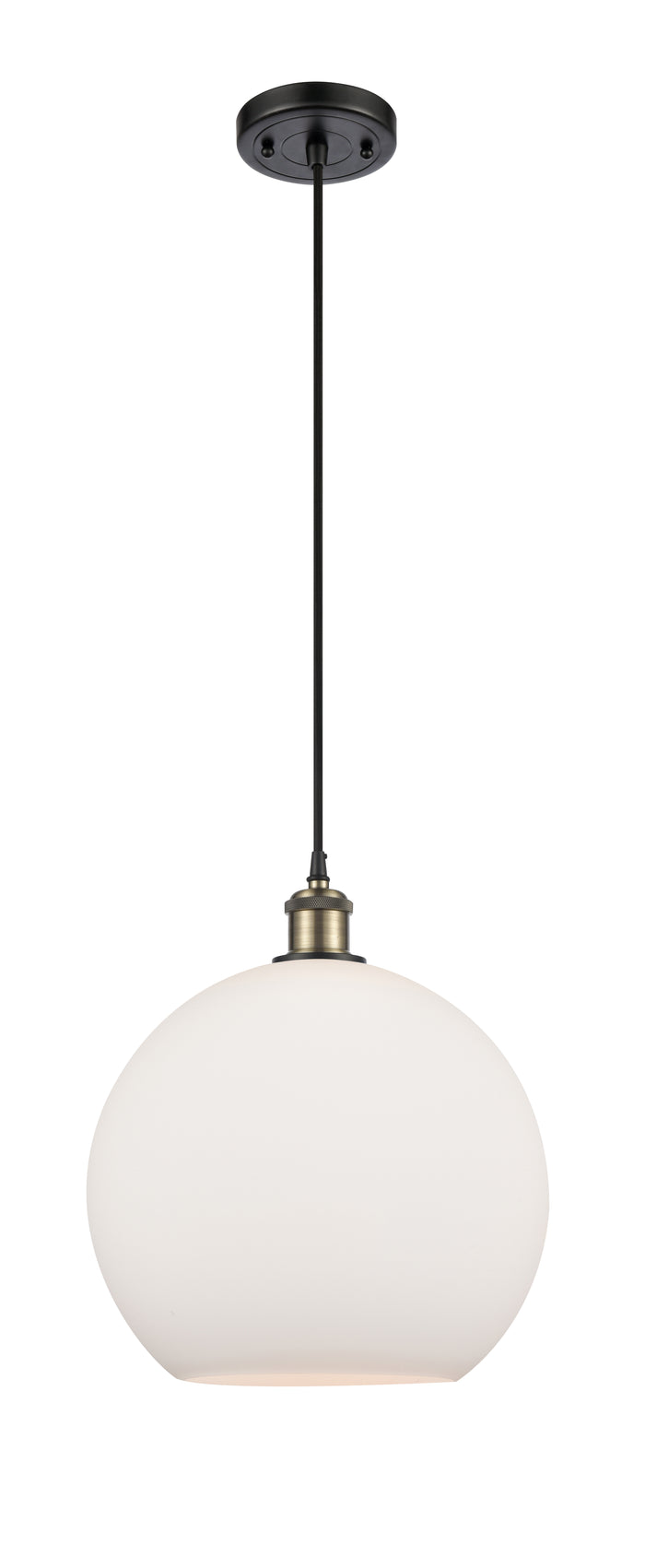 Ballston Mini Pendant Antique Brass Finish