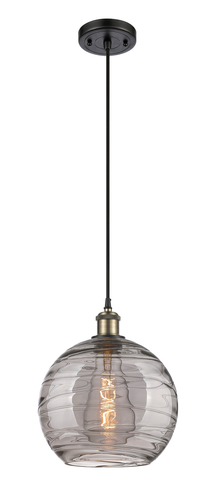 Ballston Mini Pendant Antique Brass Finish