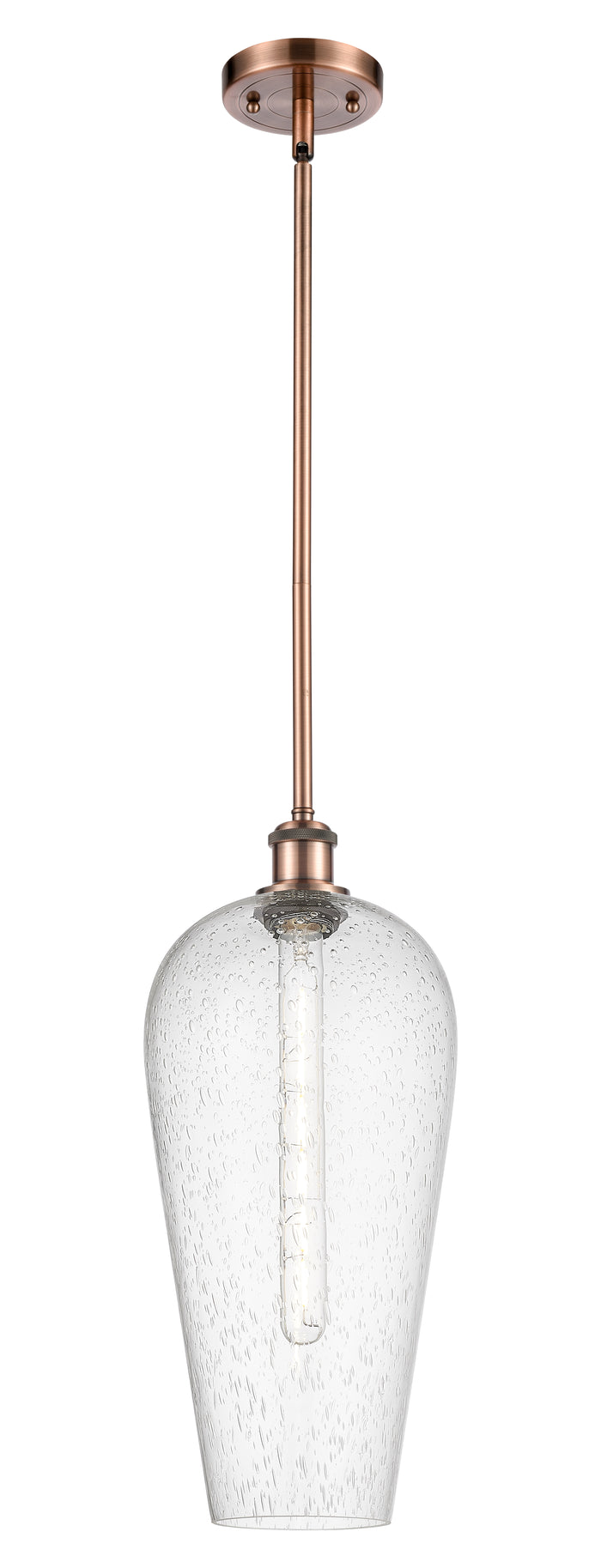 Ballston Mini Pendant Antique Brass Finish