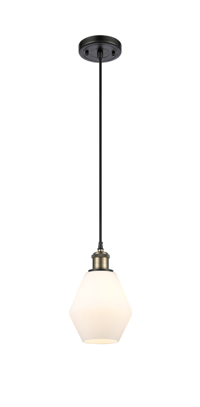 Ballston Mini Pendant Antique Brass Finish