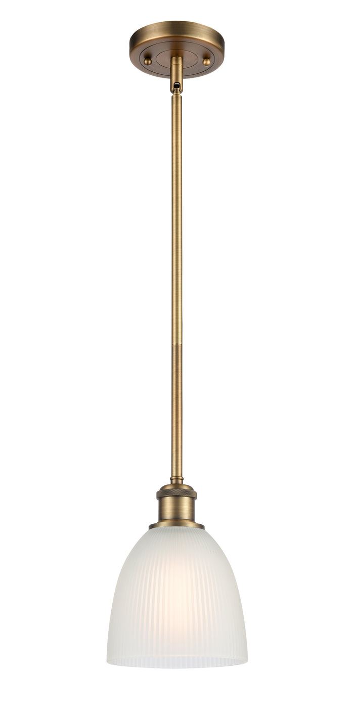 Ballston Mini Pendant Antique Brass Finish