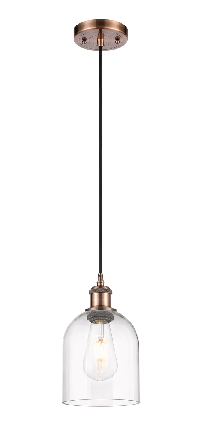 Ballston Mini Pendant Antique Brass Finish