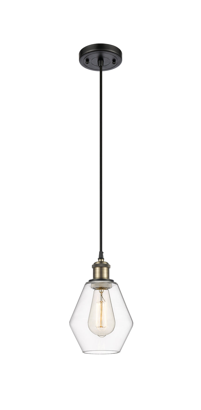 Ballston Mini Pendant Antique Brass Finish