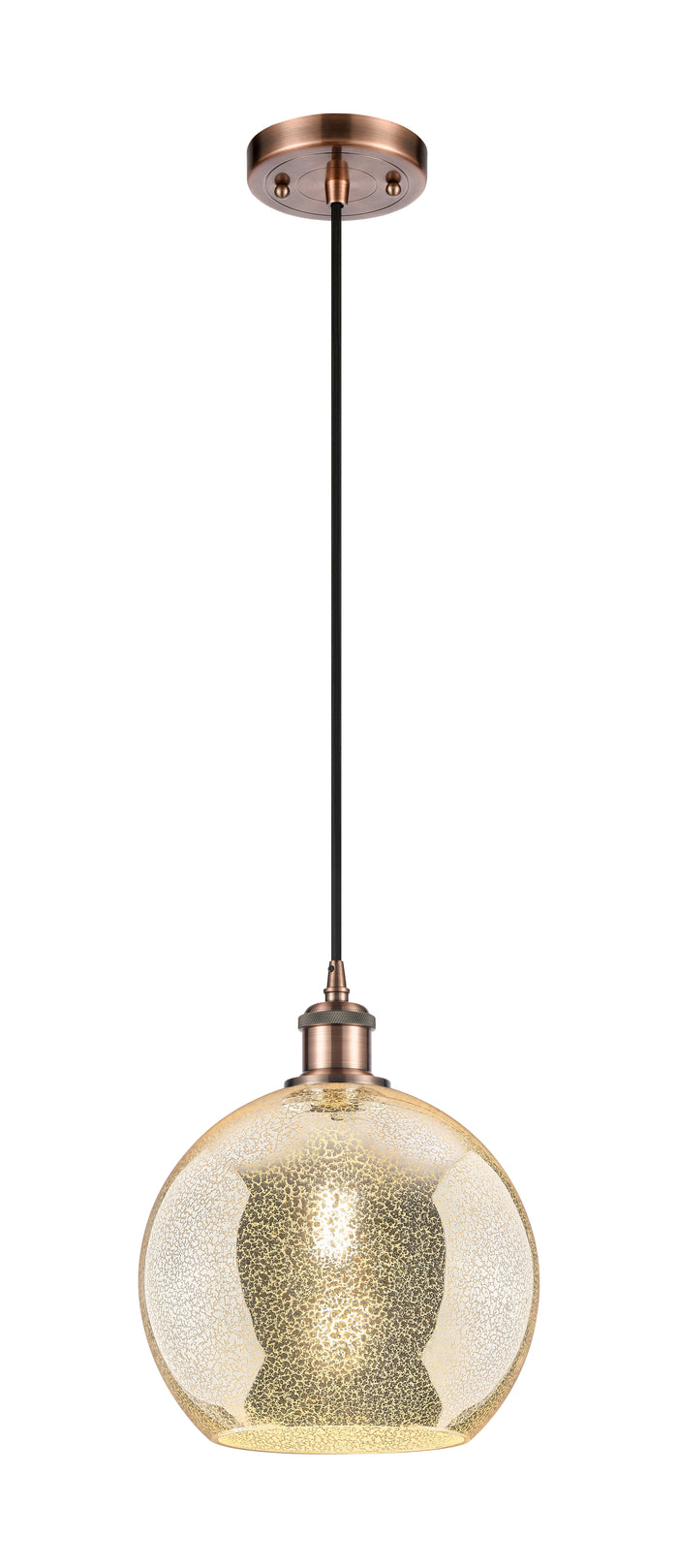 Ballston Mini Pendant Antique Brass Finish