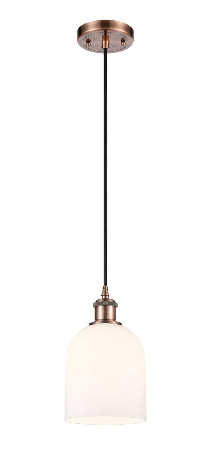 Ballston Mini Pendant Antique Brass Finish