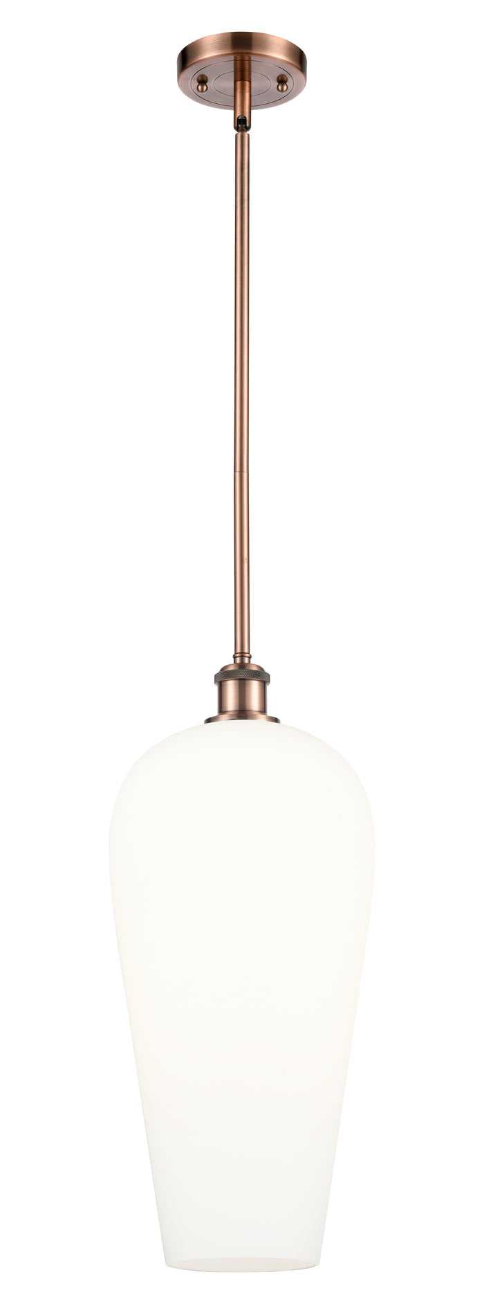 Ballston Mini Pendant Antique Brass Finish
