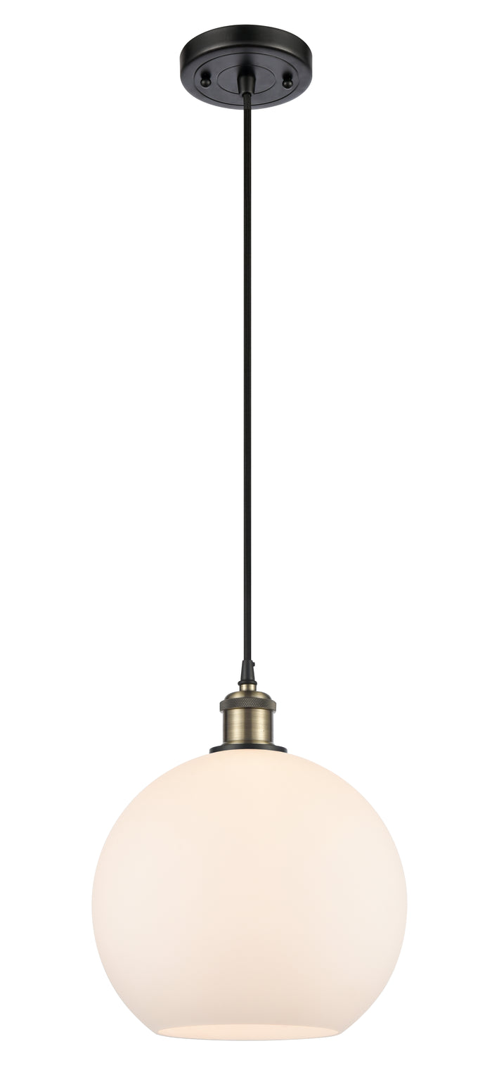 Black Antique Brass / Matte White