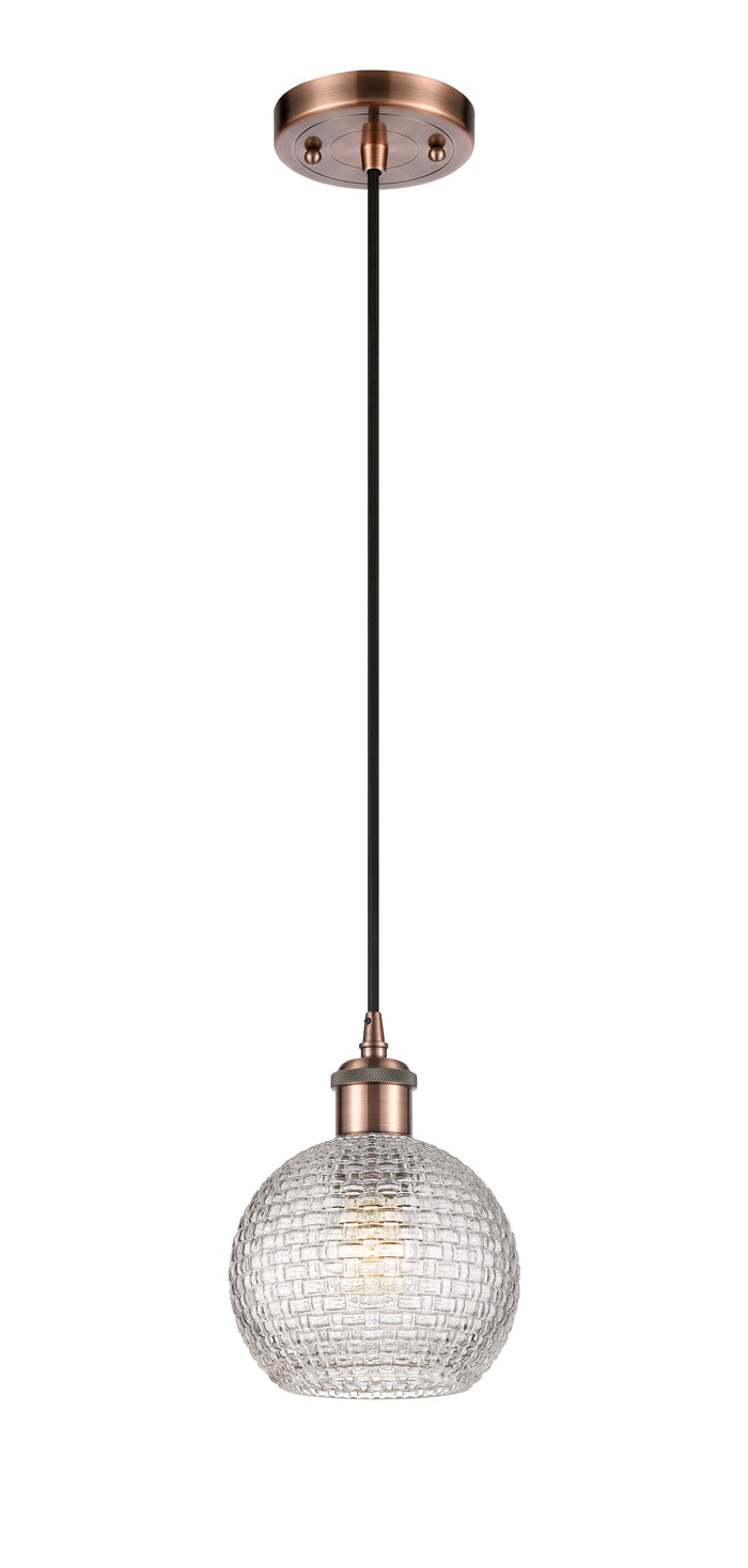 Ballston Mini Pendant Antique Brass Steel