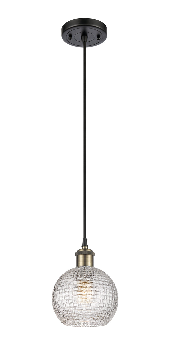 Ballston Mini Pendant Antique Brass Steel