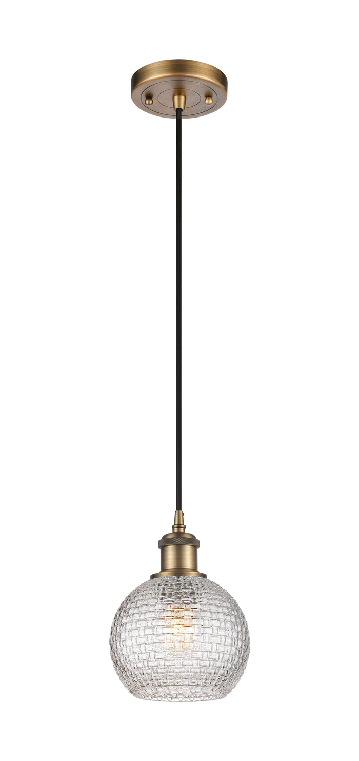 Ballston Mini Pendant Antique Brass Steel